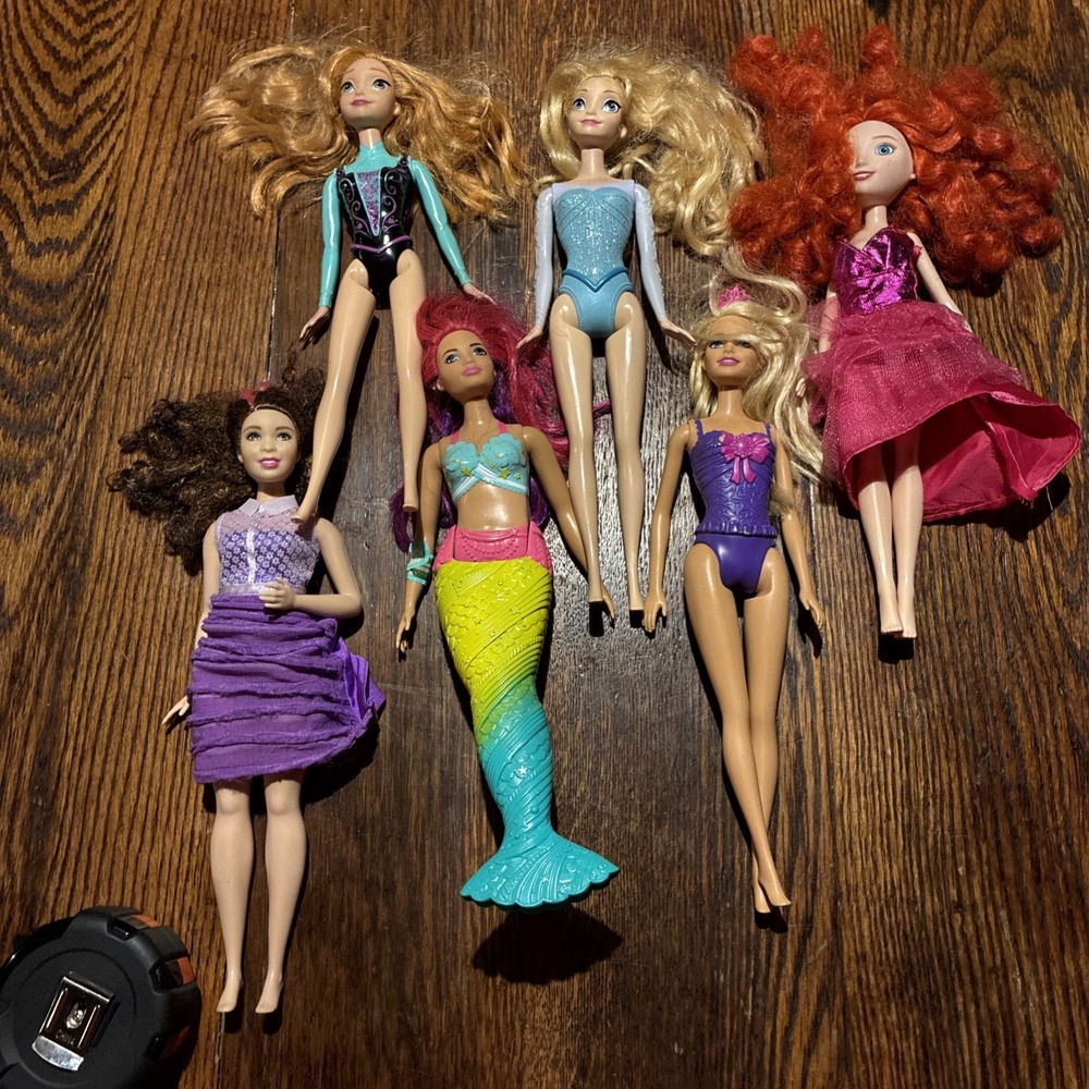 lot of 6 fashion dolls 2015 and later different brands